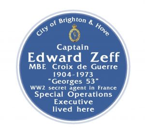 Blue Plaque at Embassy Court